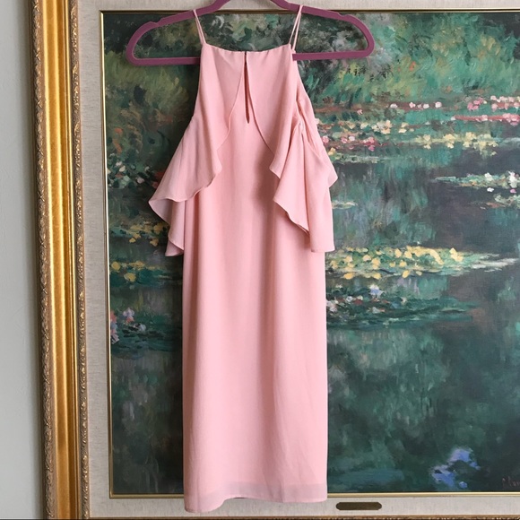 Cold Shoulder Ruffle Dress - Picture 3 of 8